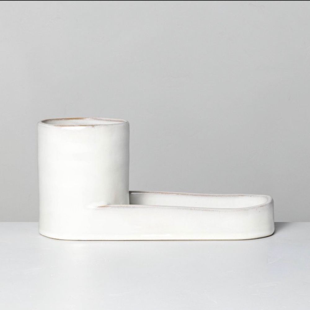 Hearth & Hand Stoneware Kitchen Sink Caddy - Picture 3 of 16